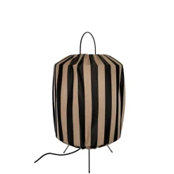 Capri golvlampa IP44 taupe/svart