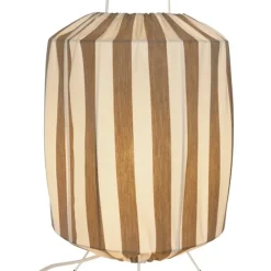 Capri golvlampa IP44 taupe/vit