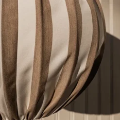 Capri Ø45 taklampa IP44 taupe/vit