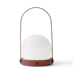 Carrie portabel bordslampa roströd