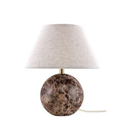 Castello 35 bordslampa brun marmor