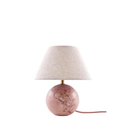 Castello 24 Bordslampa Dimrosa marmor/beige