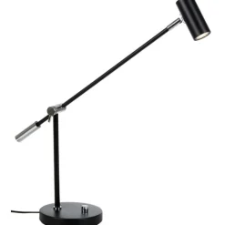 Cato bordslampa mattsvart/krom (utgår)