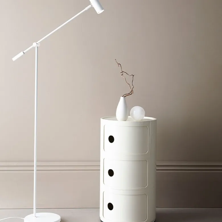 Cato golvlampa dimbar mattvit/mattvit