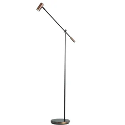 Cato golvlampa dimbar oxid/mattsvart