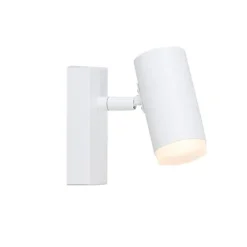 Cato Q Vägglampa enkel vit (utgår)