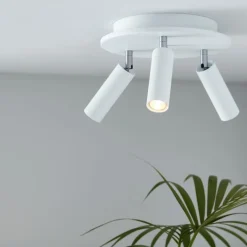 Cato Slim triospot mattsvart LED dimbar