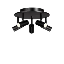Cato 5 spotlight rund mattsvart/mattsvart