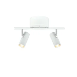 Cato 2 spotlight skena halogen mattvit/mattvit