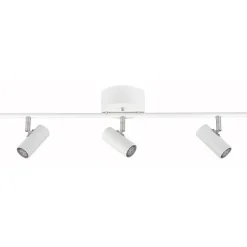 Cato 3 spotlight skena mattvit/krom