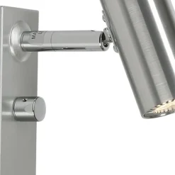 Cato vägglampa enkel aluminium