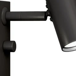 Cato vägglampa enkel mattsvart/mattsvart