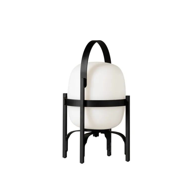Cestita alubat portabel bordslampa svart