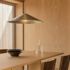 Chancery Ø75 taklampa borstad aluminium