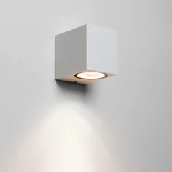 Chios 80 vägglampa IP44 matt vit