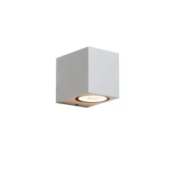 Chios 80 vägglampa IP44 matt vit