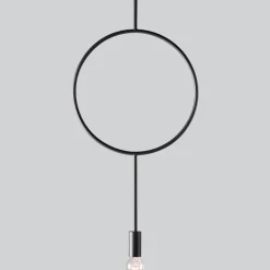 Circle Taklampa mörk grå