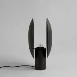 Clam bordslamp burned black