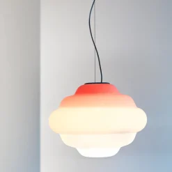 Cloud taklampa röd
