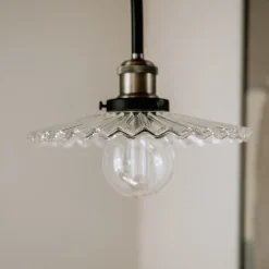 Cobbler 150 vägglampa klar/svart