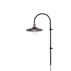 Cobbler 75 vägglampa rök/svart