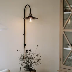 Cobbler 75 vägglampa rök/svart