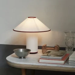 Colette ATD6 Bordslampa vit/merlot