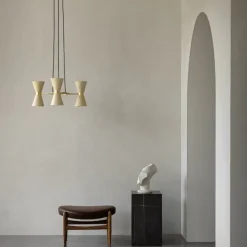 Collector chandelier 3 taklampa creme