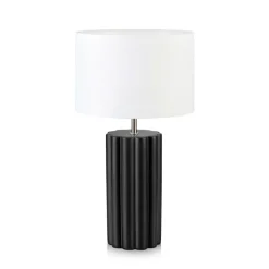 Column bordslampa svart/vit