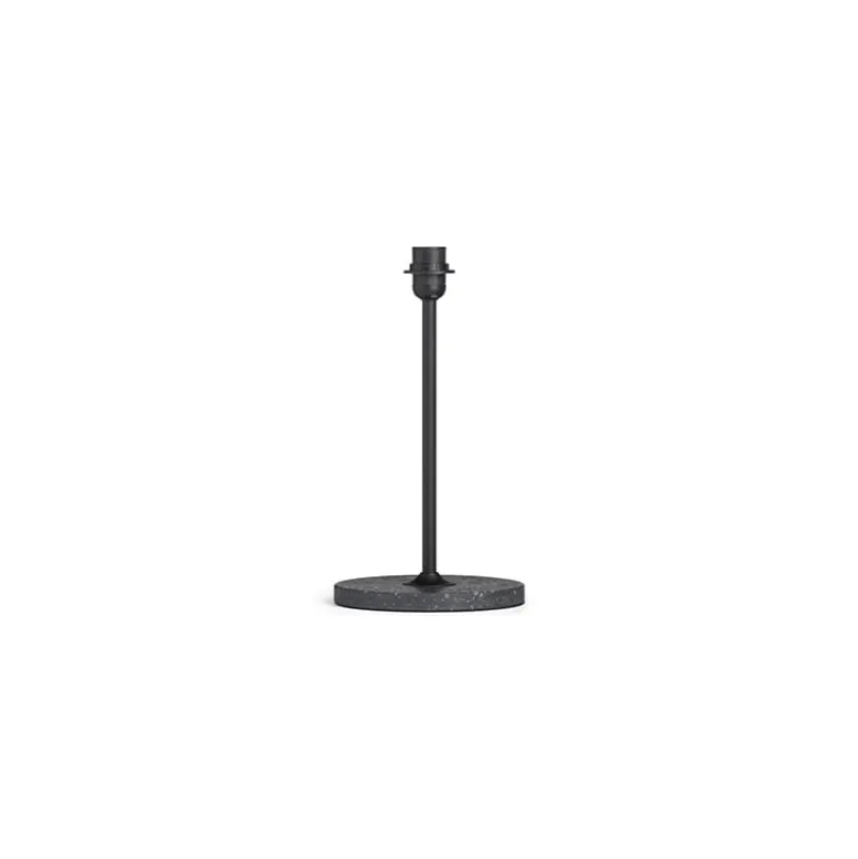 Common Lampfot Soft black/Black terrazzo
