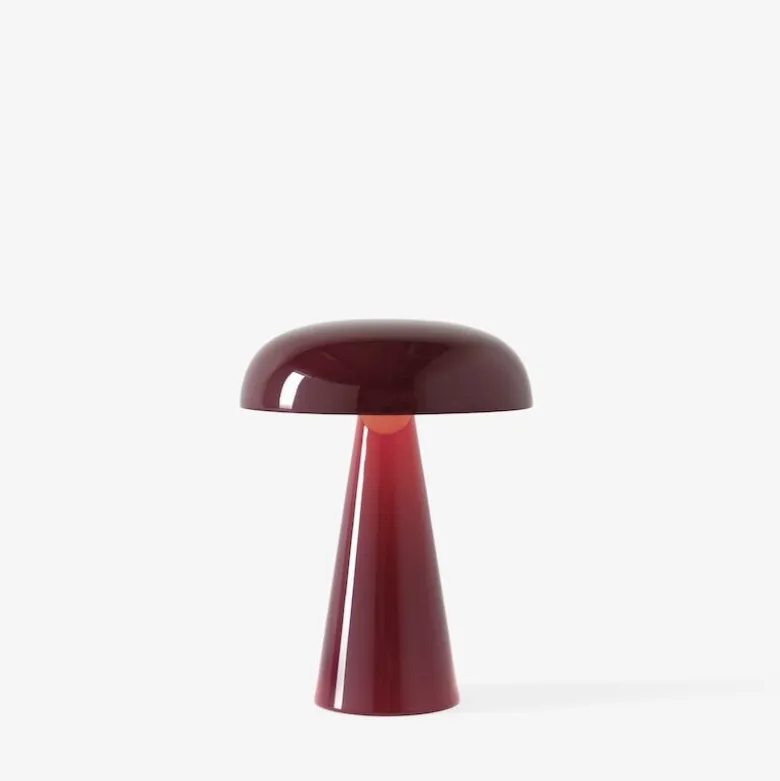Como SC53 portable bordslampa Red Brown