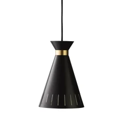 Cone taklampa black noir