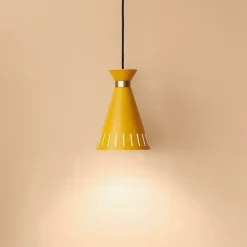 Cone taklampa honey yellow