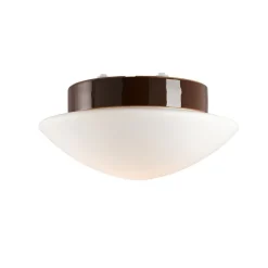 Contrast Solhem bastu taklampa/vägglampa brun IP44