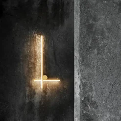Coordinates 2 vägglampa Anodized Champagne