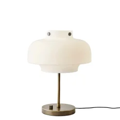 Copenhagen SC13 bordslampa opal glass/bronzed brass