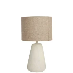 Cora bordslampa nude/vit