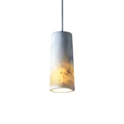 Core single taklampa vit carrara marmor