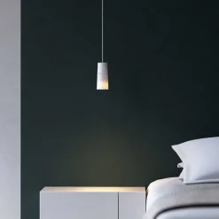 Core single taklampa vit carrara marmor