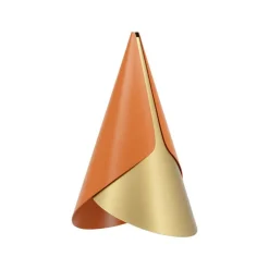 Cornet lampskärm nuance orange/mäsingg