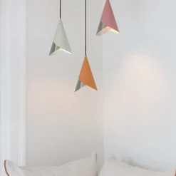 Cornet lampskärm nuance rose/stål