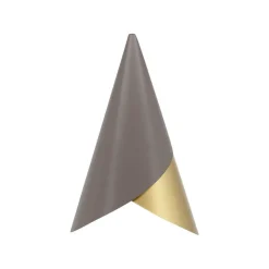 Cornet lampskärm umber/mässing