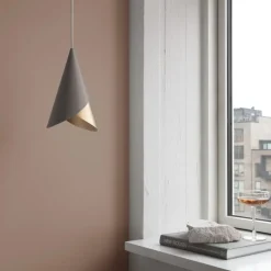 Cornet lampskärm umber/mässing