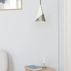 Cornet lampskärm vit/stål