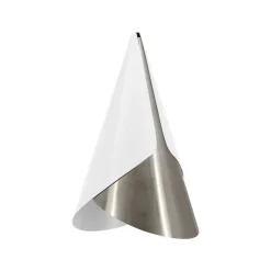 Cornet lampskärm vit/stål