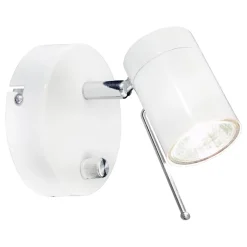 Correct vägglampa vit