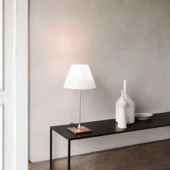Costanzina D13pi Bordslampa Aluminium, mistic white
