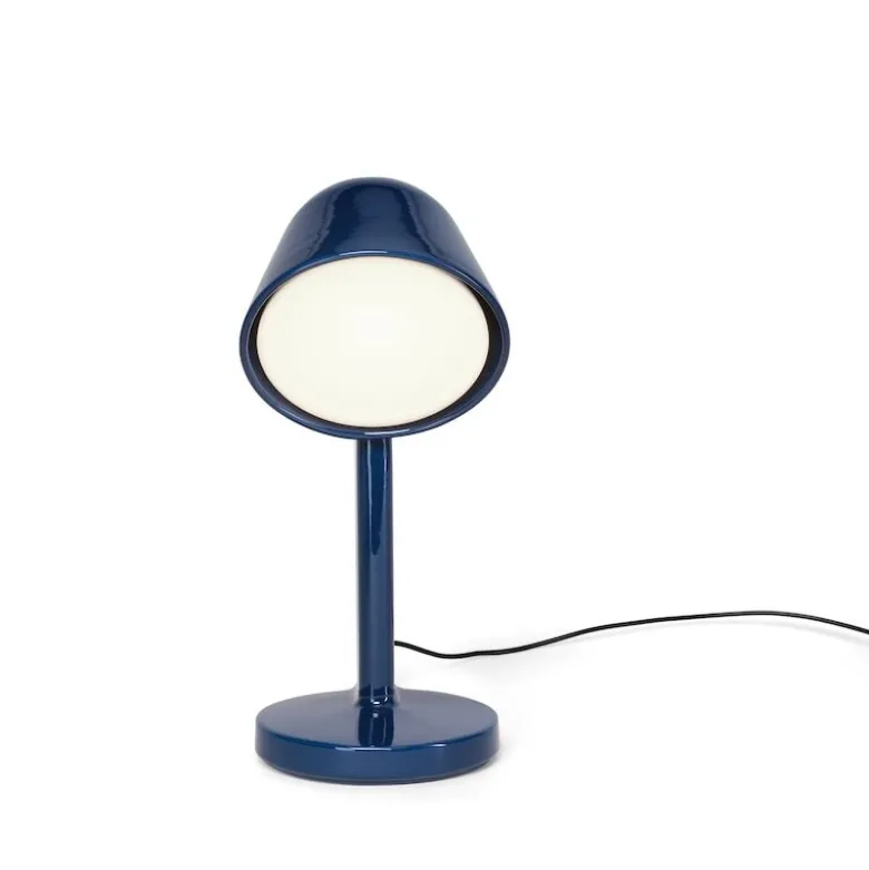 Céramique Down bordslampa navy blue