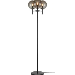 Crown golvlampa svart