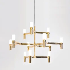 Crown Minor Taklampa Guldpläterad